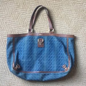 Gucci Abbey Denim Shoulder Bag